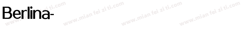 Berlina字体转换