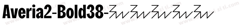 Averia2-Bold38字体转换