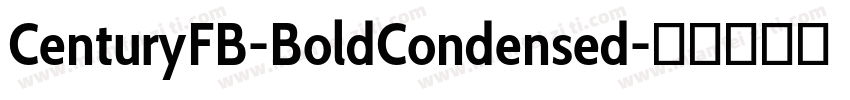 CenturyFB-BoldCondensed字体转换