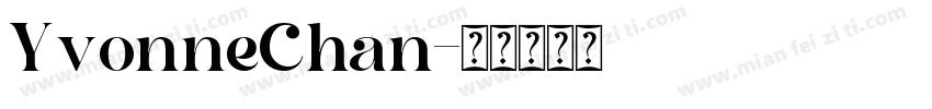 YvonneChan字体转换
