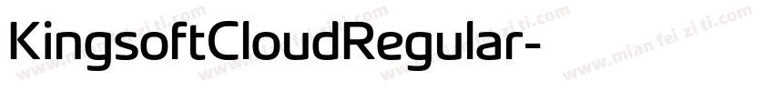 KingsoftCloudRegular字体转换