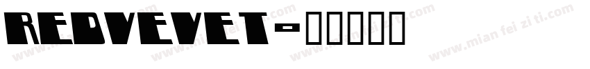 RedVevet字体转换