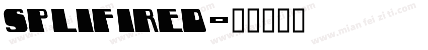 Splifired字体转换