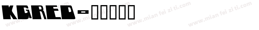 kgred字体转换