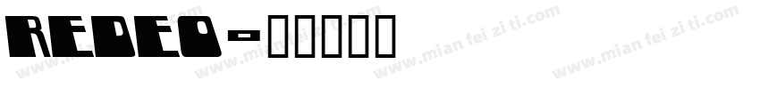 redeo字体转换