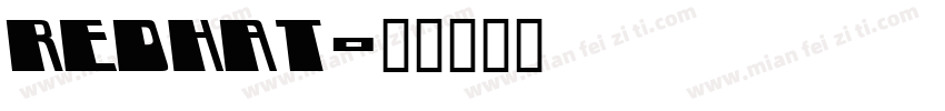 redhat字体转换