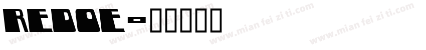 redoe字体转换