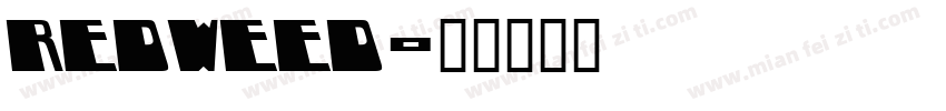 redweed字体转换