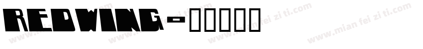 redwing字体转换