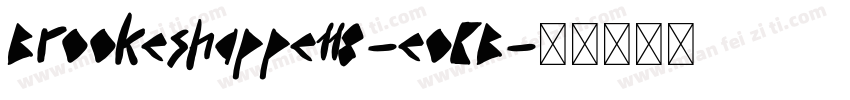Brookeshappell8-eoKB字体转换