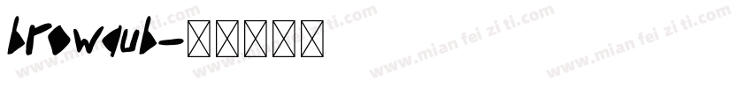 browaub字体转换