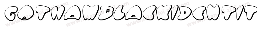 Gothamblackidentity字体转换