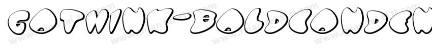 Gothink-boldcondense字体转换