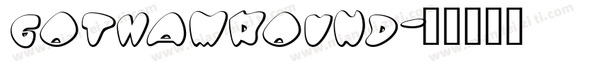 gothamround字体转换