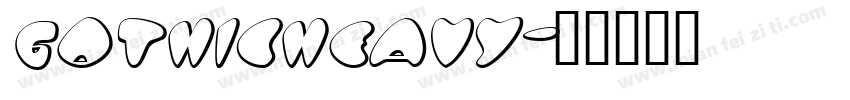 gothicheavy字体转换