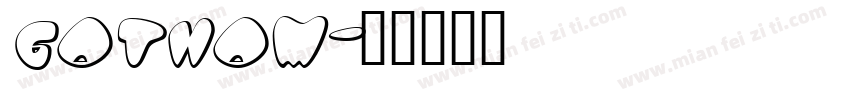 gothom字体转换