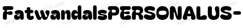 FatwandalsPERSONALUS字体转换