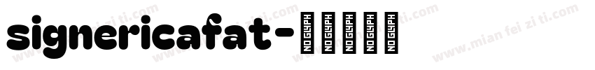 signericafat字体转换