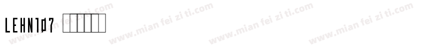 LEHN107字体转换