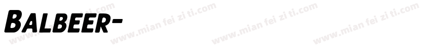 Balbeer字体转换