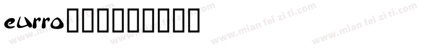 eurro___字体转换