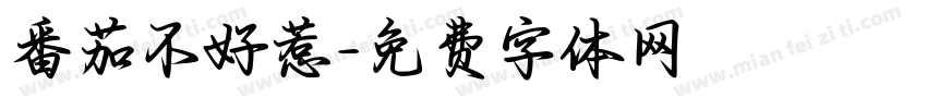 番茄不好惹字体转换