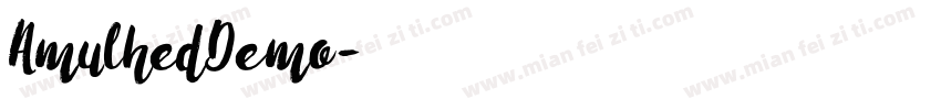 AmulhedDemo字体转换