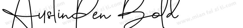 AustinPen-Bold字体转换