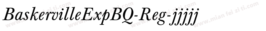 BaskervilleExpBQ-Reg字体转换