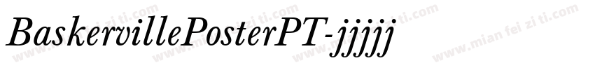 BaskervillePosterPT字体转换