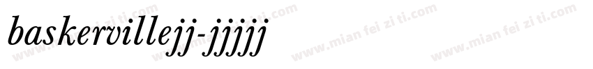 baskerville字体字体转换
