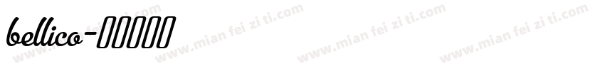 bellico字体转换