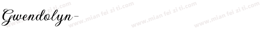 Gwendolyn字体转换