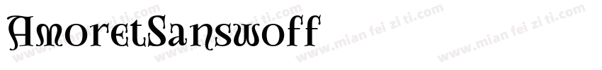 AmoretSanswoff字体转换