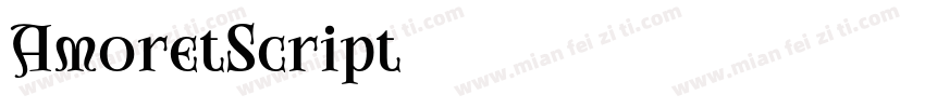 AmoretScript字体转换