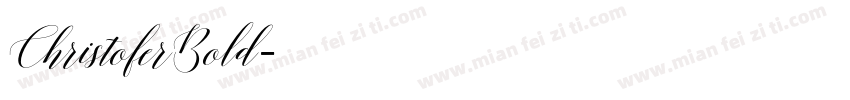 ChristoferBold字体转换