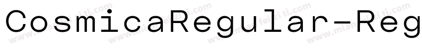 CosmicaRegular-Regu字体转换