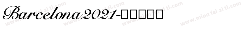 Barcelona2021字体转换