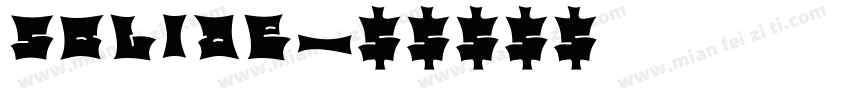 solide字体转换