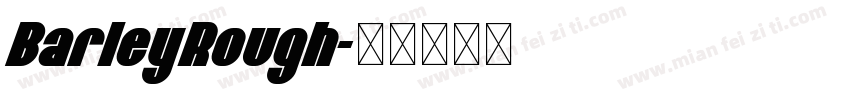 BarleyRough字体转换