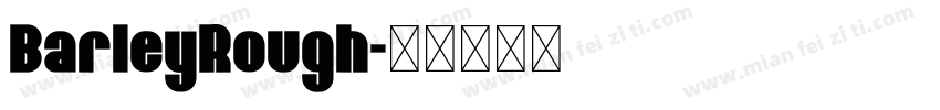 BarleyRough字体转换