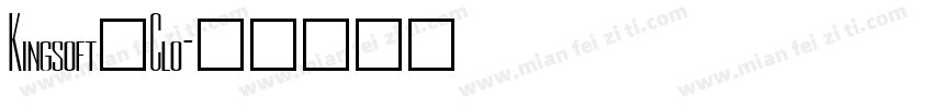 Kingsoft_Clo字体转换