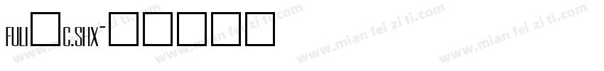 fuli_c.shx字体转换