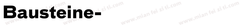 Bausteine字体转换