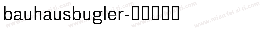 bauhausbugler字体转换