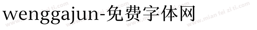 wenggajun字体转换