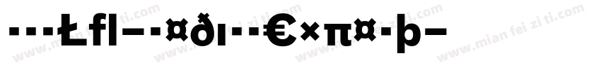 BauLF-MediumExpert字体转换