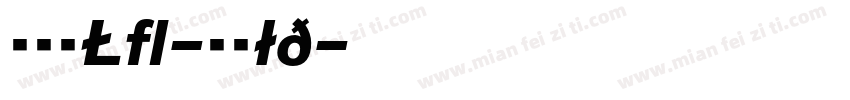 BauLF-Bold字体转换