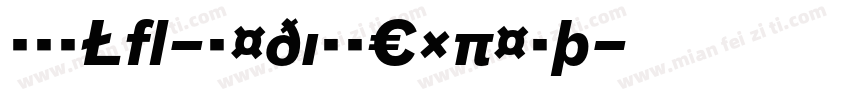 BauLF-MediumExpert字体转换