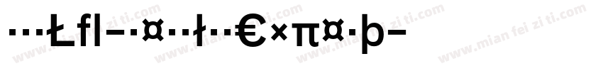 BauLF-RegularExpert字体转换